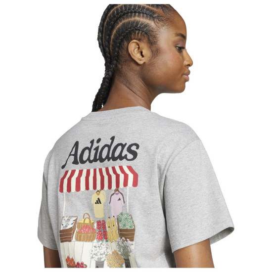 Adidas Γυναικεία κοντομάνικη μπλούζα Farmers Market Graphic Tee